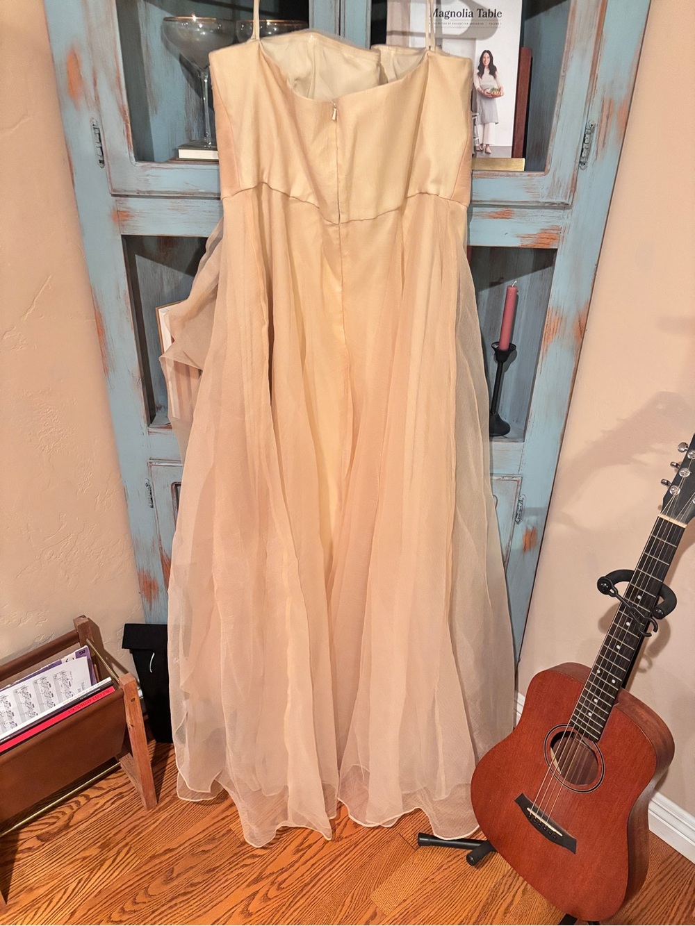 Trish scully SYD GOWN GOLD ORGANZA - Picture 6 of 12